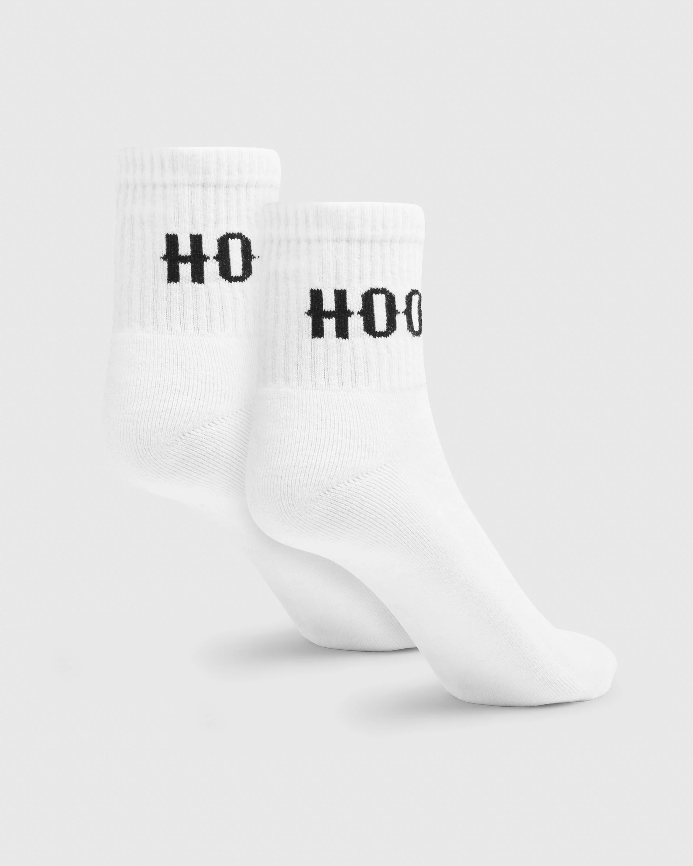 OG Core 3 Pack Quarter Socks - White/Black - Image 5